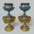 Antique Pair Celeste Blue French Sèvres Porcelain Ormolu Urns Vases Centerpiece For Sale - Image 6 of 7