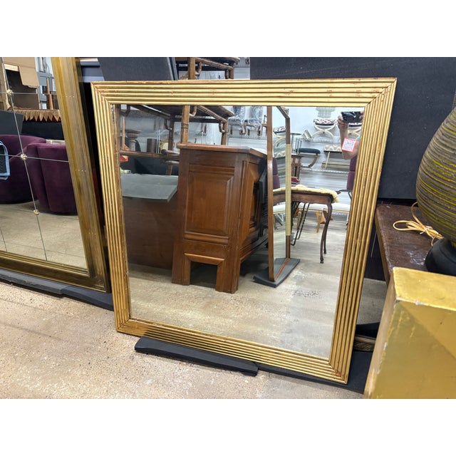 Early 19th Century French Louis XVI Style Giltwood Mirror For Sale - Image 4 of 11