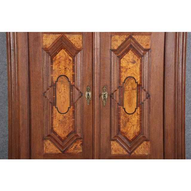 Baroque Intarsia Cabinet, 1791 For Sale - Image 11 of 18