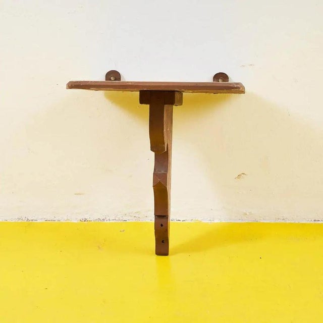 Vintage Wooden Shelf For Sale - Image 4 of 4