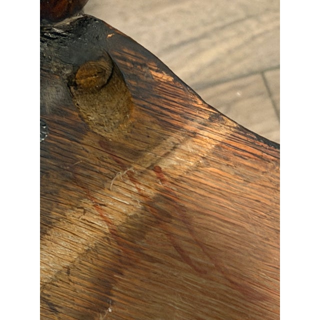 Antique Victorian Quartersawn Tiger Oak Parlor Table With Barley Twist Legs, Circa 1890s For Sale In Chicago - Image 6 of 8