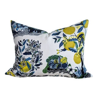 Schumacher Citrus Garden 20" x 26" Lumbar Pillow - Single For Sale