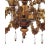 Handcrafted Modern Brown Ca’ Rezzonico Chandelier With Curled Murano Glass Details For Sale - Image 6 of 8