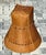 Tan Asian Hand Woven Bamboo, Wicker Decorative Basket For Sale - Image 8 of 12