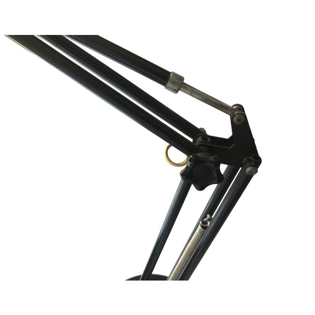 Metal Space Age Articulated Lamp attributed to Aluminor, 1960s-1970s For Sale - Image 7 of 11