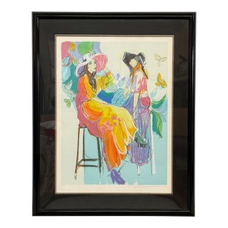 Circa 1994 Isaac Maimon "Les Coquettes I I ", Signed For Sale