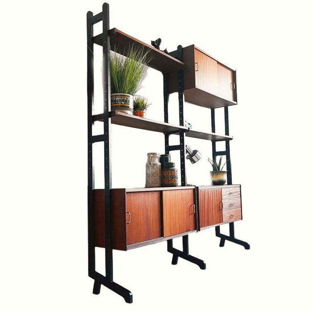 Mid-Century Modern Wall Unit, 1960s For Sale - Image 9 of 15