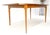 Wood Tapered Legs Walnut 3 Leaves Danish Mid Century 66" Long Dining Table MINT! For Sale - Image 7 of 13