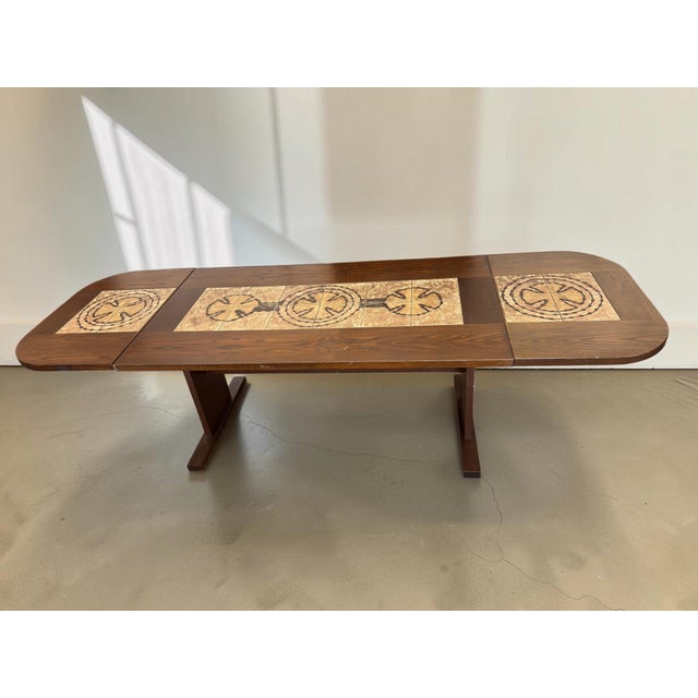 Danish Extendable Dining Table by Poul Poulsen for Gangso Møbler, 1960s For Sale - Image 9 of 9