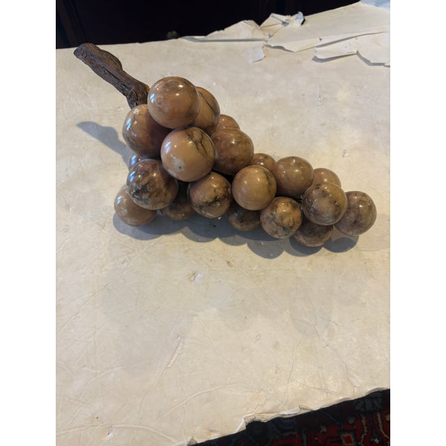 Mid Century Large Heavy Jasper Bunch of Grapes. This is a beautiful bunch of grapes, that has all the natural stone...