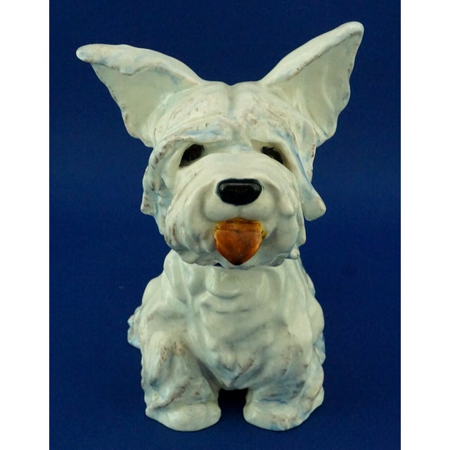 Art Nouveau Sculpture of a Fox Terrier Dog in Ceramic by Ida Meisinger for Goldscheider, Austria, Early 1900s For Sale - Image 10 of 18