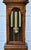 Ridgeway Oak Grandfather Clock Jacobean Style Barley Twist Tempus Fugit For Sale - Image 13 of 18