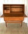 Exceptional all teak secretary designed by Arne Iverson for Vince Mobelfabrik. The original key unlocks fold-down front....