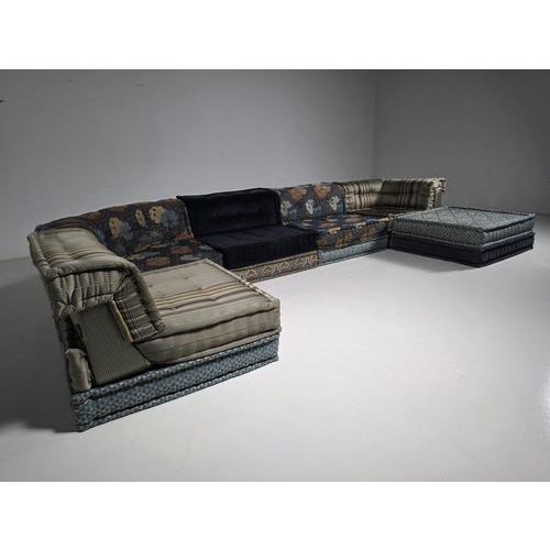 Roche Bobois Kenzo Takama “Yoru” (evening) Mah Jong sofa, France Mah Jong modular sofa set by Hans Hopfer, designed in...
