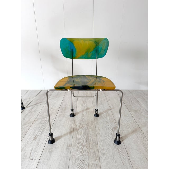 Model 543 Broadway Chairs by Gaetano Pesce for Bernini, 1993, Set of 2 For Sale - Image 14 of 16
