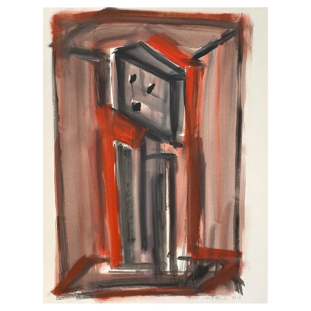 Gilbert Pauli, The Little Inhabitants No.3, Watercolor on Paper, 2017 For Sale