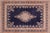 Shabby Chic Vintage 1990's Blue/Brown Wool Rug - 9'10'' X 12'8'' For Sale - Image 9 of 10