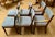 Mid 20th Century Set of Six Danish Modern Mahogany Framed Dining Chairs by Andels-Möbel-Magasinet, Denmark c.1960 For Sale - Image 5 of 7