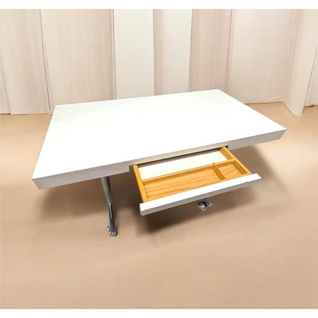 The Omega desk, attribute to Hans Eichenberger and produced by Stendig, is a classic example of mid-century modern...
