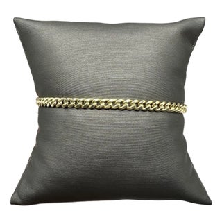 Link Bracelet in 14kt Yellow Gold – 7.5in, 3.65mm, 3.13g, New For Sale