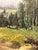 Textile Oil on Canvas 'Meadow' Landscape For Sale - Image 7 of 8