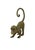 2020s Cast Bronze Monkey Sculpture — Playful Form With Curled Tail and Dual Patina For Sale - Image 5 of 7