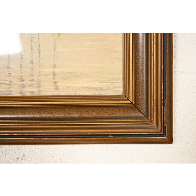 Original "View on the Seine" Framed Print by Homer Dodge Martin For Sale - Image 11 of 14