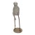 William King, 1960s Pop Art Unique Cast Aluminum Sculpture Cool Cat Bell Bottoms Americana For Sale