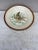 German Majolica Bird Cake Stand Circa 1890. Bird with a branch and flowers.