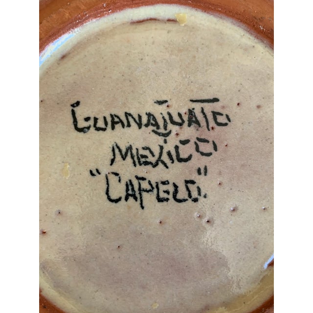 Vintage Mexican Ceramic Bowl For Sale - Image 9 of 9