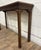 Wood Vintage English Chippendale Style Console Table Sofa Table Hall Table For Sale - Image 7 of 9