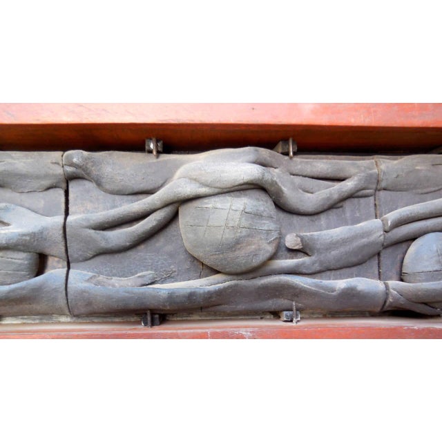 1970s Architectural Ceramic Relief Frieze, 1975 For Sale - Image 5 of 7