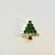 1980s 1980s Vintage Americana Boho Chic Hollywood Regency Petite Rhinestone Christmas Tree Brooch For Sale - Image 5 of 6