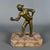 Vintage 20th Century Bocce Player in Bronze with Marble Base For Sale - Image 12 of 12