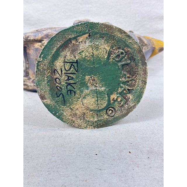 Folk Art Vintage Christopher Blake Birdhouse For Sale - Image 3 of 12