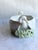 Chinoiserie Late 20th Century Vintage Fitz and Floyd White Crane Bird Cachepot Planter For Sale - Image 3 of 12