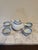1980s 1980s Chinese Floral Porcelain Translucent Rice Grain - Set of 5 For Sale - Image 5 of 15