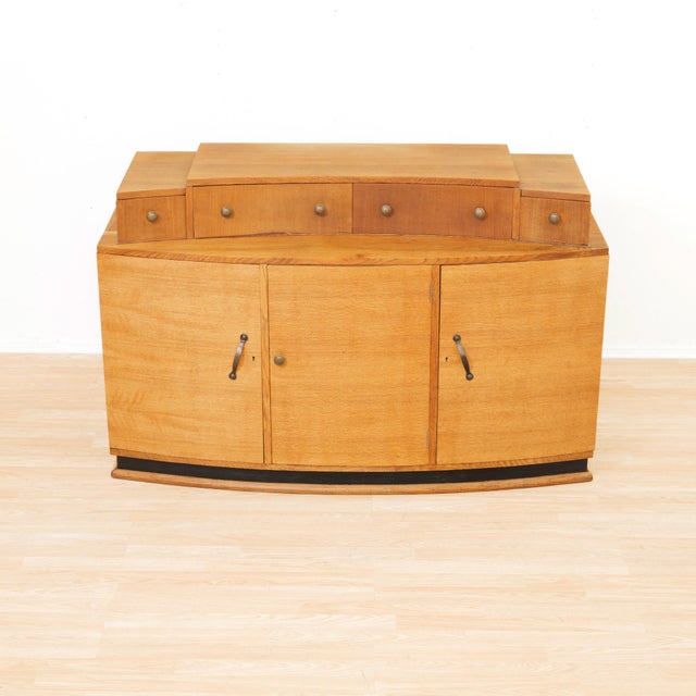 1930s Art Deco English Buffet Credenza For Sale - Image 10 of 14