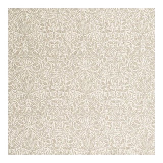 Morris & Co. Pure Acorn Sheer WW Fabric in Beige - a sample For Sale