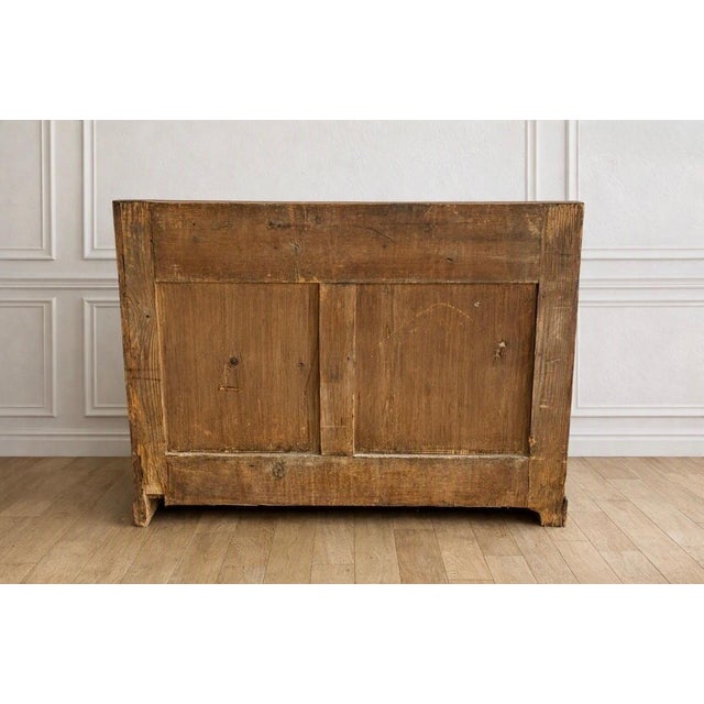 Vintage Chest of Drawers in Walnut with Marble Top, 1930s For Sale - Image 12 of 14