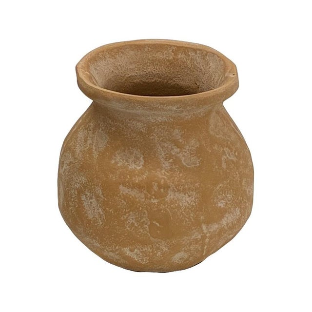 Orange Mustard Seed Pot For Sale - Image 8 of 11