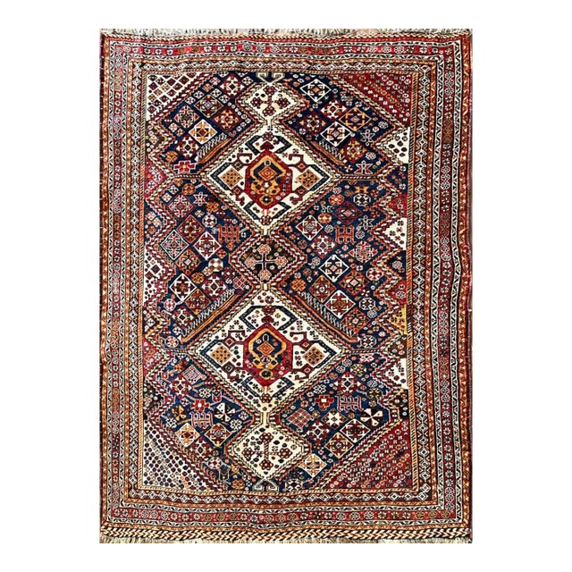 Antique Persian Qashqai Rug For Sale