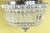 Matching Pair of Vintage-Style Crystal Flush Mount Ceiling Lights / Chandelier For Sale - Image 10 of 14