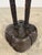 Japanese Bronze Double Eagle Sculpture on Japanese Stand, 68”h – Hand-Carved Style Pedestal Form For Sale - Image 3 of 13