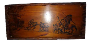 Drawing on Wood from Don Quixote Excerpt