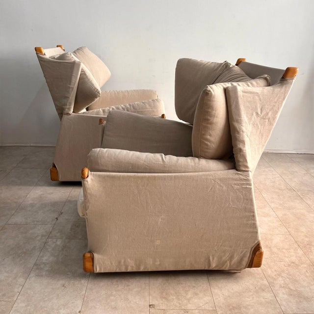 1970s Viola Damore Chairs by Piero De Martini for Cassina, 1970s, Set of 2 For Sale - Image 5 of 5