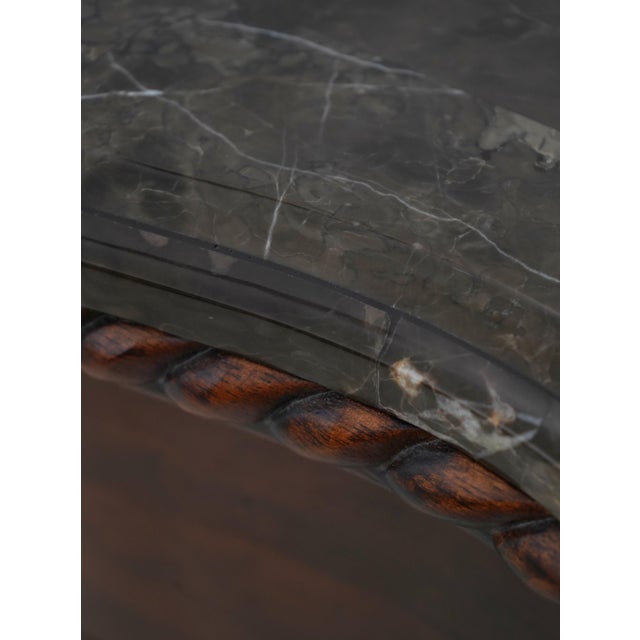 Pair of Marble Top Nightstands For Sale - Image 11 of 18