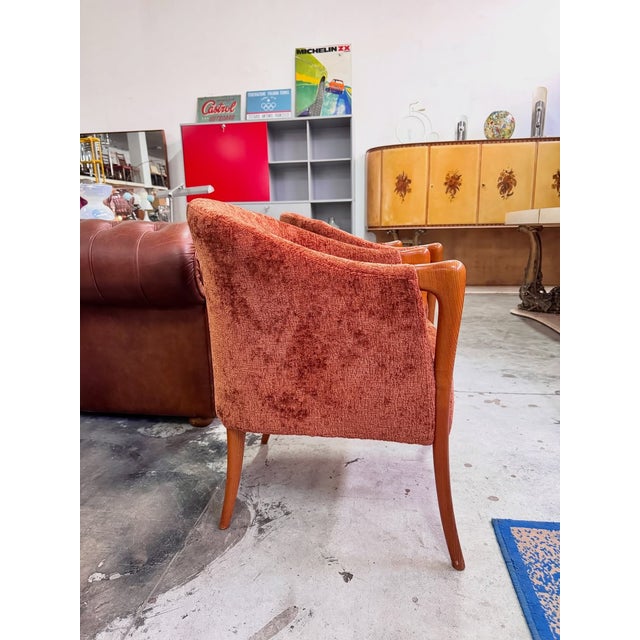 Italian Armchairs from Giorgetti, Early 1950s, Set of 2 For Sale - Image 6 of 9