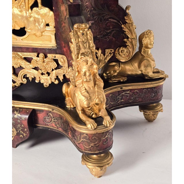 Louis XIV Boulle and Gilt Bracket Clock For Sale - Image 14 of 16