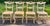 Vintage French Provincial Country Style Woven Seat Dining Chairs - Set of 4 For Sale - Image 4 of 9